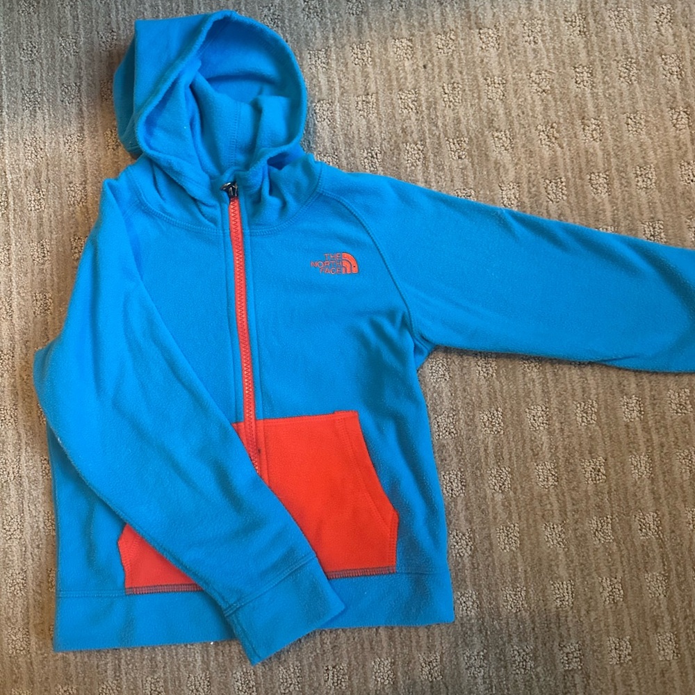 The North Face Kids’ Blue and Orange Fleece